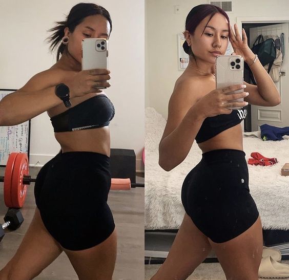 before and after weightloss