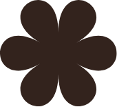 brown retro flower